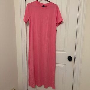 Old Navy long pink maxi dress